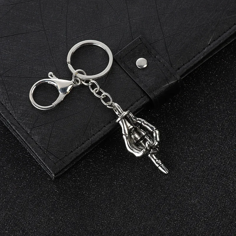 Брелок для ключей с черепом на Хэллоуин Креативные аксессуары в античном стиле