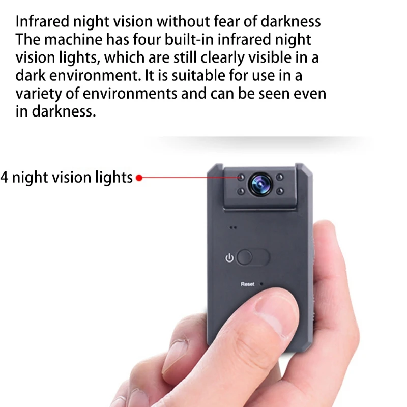 

Md90a 180-Degree Rotating Video Camera Infrared Night Vision Sports DV Parking AXYF