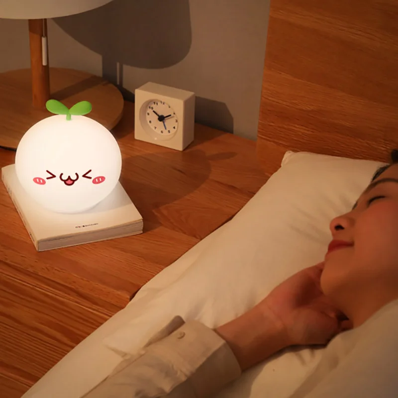 USB LED Night Light Lamp Soft Silicon Touch Sensor Cartoon 5V 1200 mAh 8 Hours Working Kids Cute BP-D-PPD-U LIGHT | Лампы и освещение