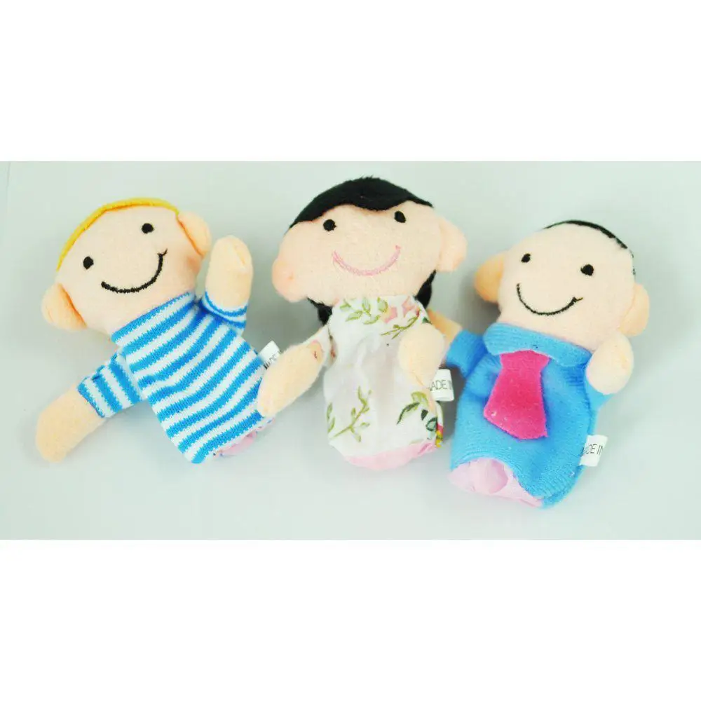 

HobbyLane 6 x Finger Puppets. Happy Family Member Figure Puppet Set. Toddlers and Preschoolers` Favorite
