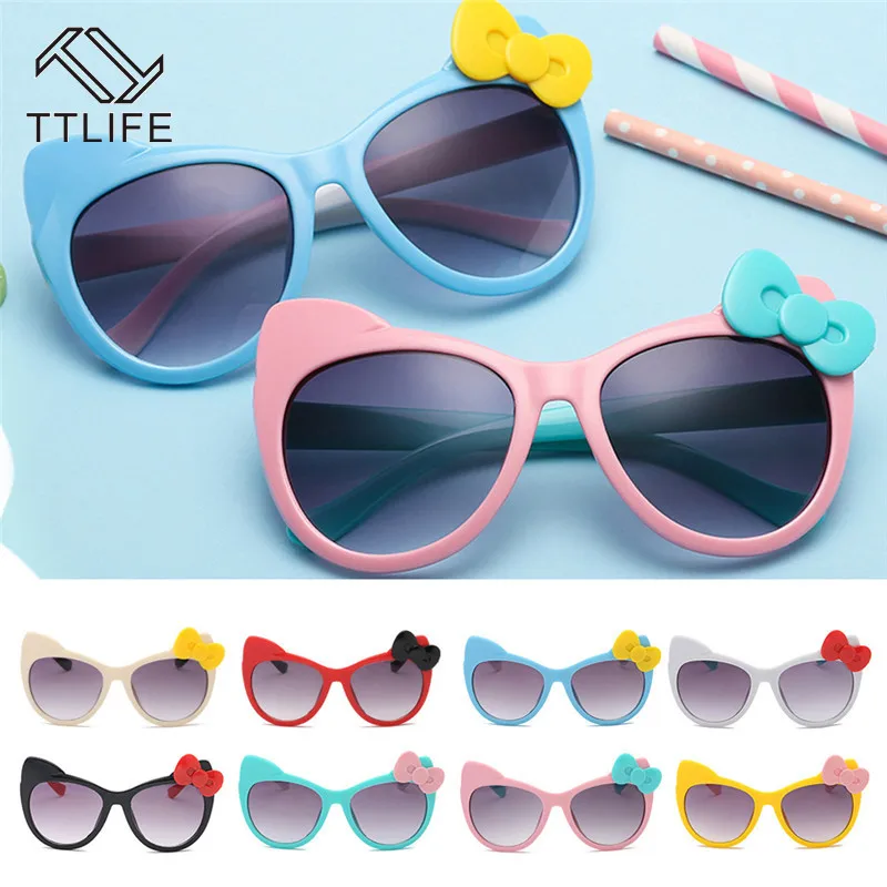 Детские очки TTLIFE солнцезащитные для девочек модные мальчиков и детские