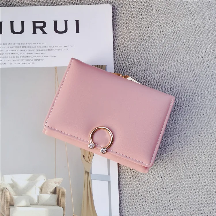 

Purse Female Short 2021 Summer New Fashion Folding Wallet Cute Purse purse women