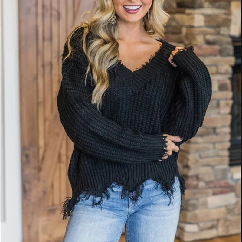 Womens Sweaters 2020 Autumn Fashion Women Sweater Vintage Korean Plus Size Tassel | Женская одежда