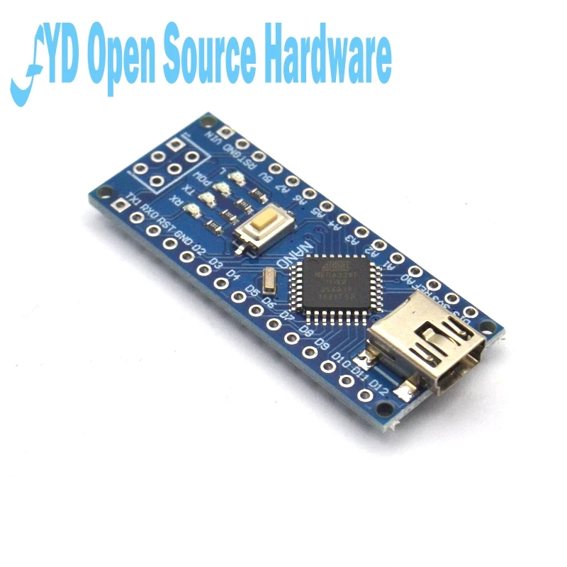 5PCS Nano 3.0 controller compatible for arduino nano CH340 USB driver without cable | Электронные компоненты и