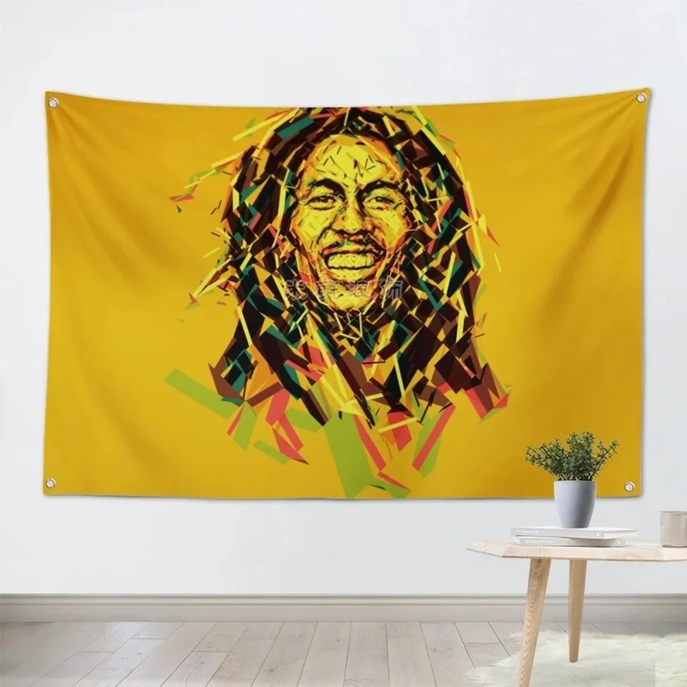 Bob Marley баннер стены искусства музыки рок группы регги Ямайка дома украшение висит