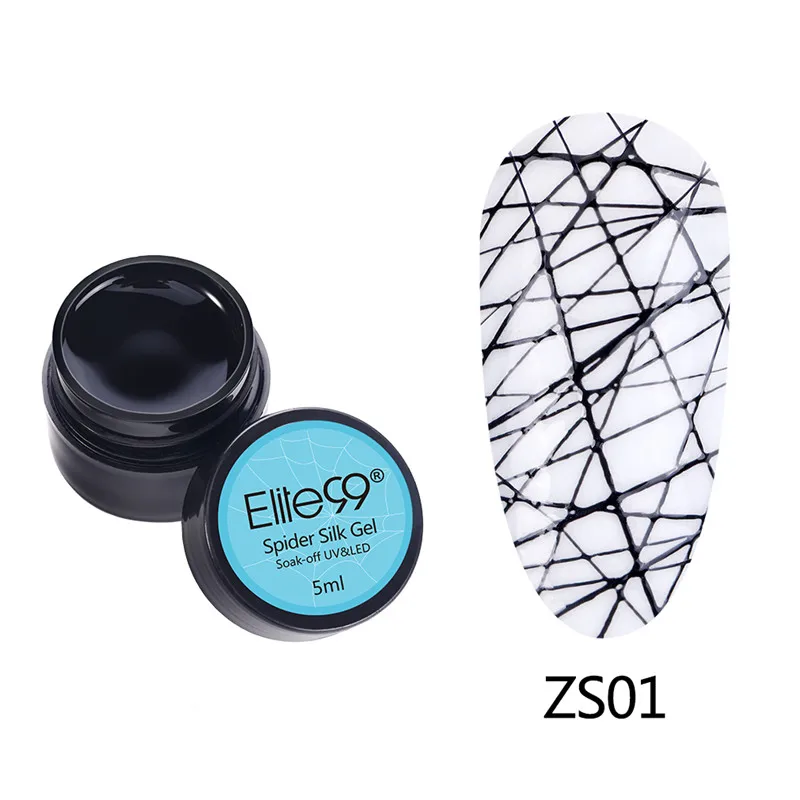 ZS01 Elite99 чистая краска гель 8 г краска для ногтей Рисование Акриловые блестки цвет УФ светодиодный Отмачивание средство для снятия лака Лак 12 цветов гель лак - Цвет: ZS01