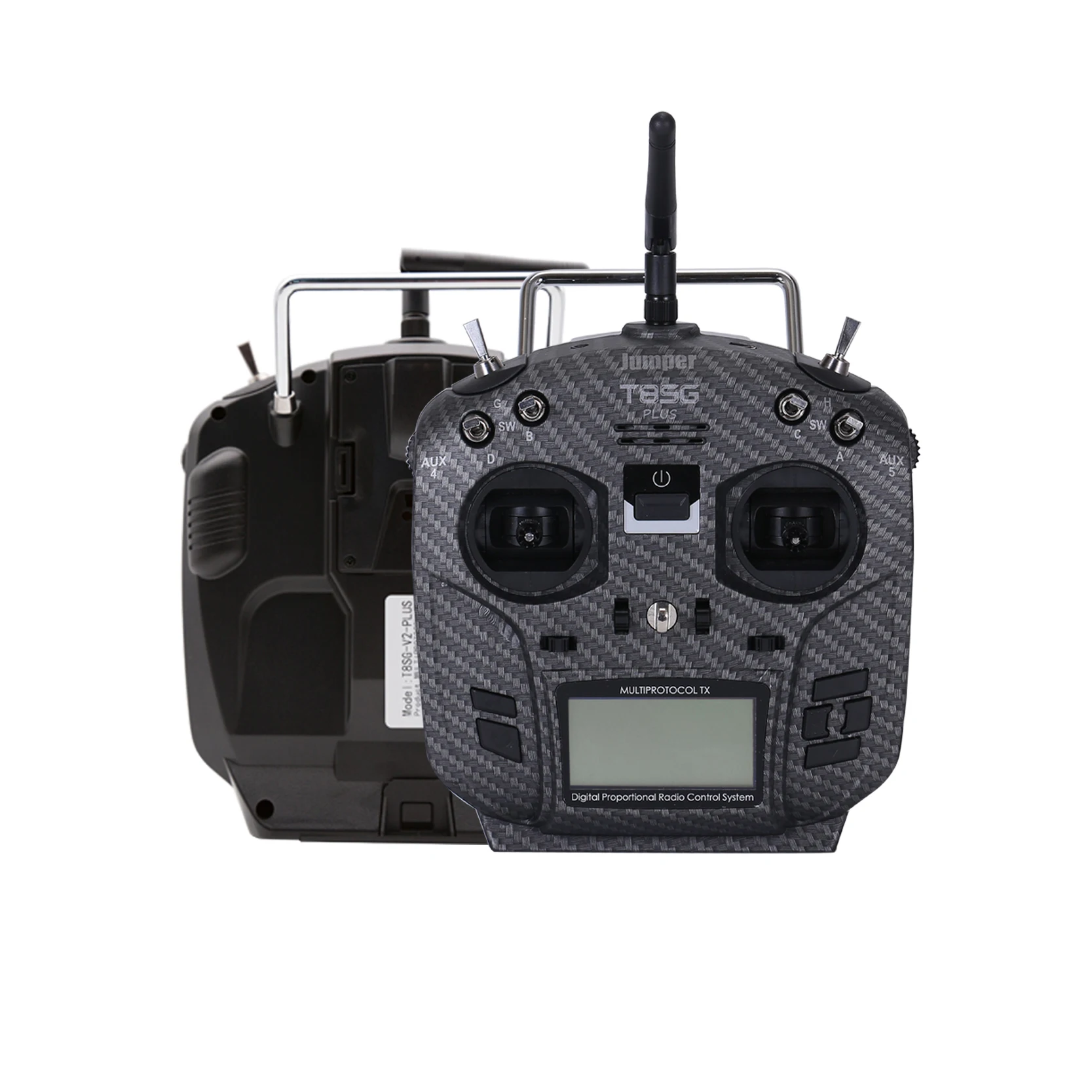 Jumper T8SG Plus V2 Hall Gimbal multi-протокол 2 42 &quotЖК-передатчик из углеродного волокна для Flysky