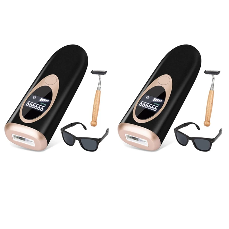 

Lasers Epilator Painless 999,999 Flashes IPL Hair Removal Facial Body Permanent Hair Remover Electric Epilator