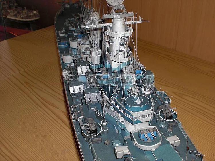 DIYMyModeI-rompecabezas de Battleship missui, 1:200, bricolaje, artesanal, modelo de papel, juguete hecho a mano, regalo, utillaje de pel&iacute;cula-3