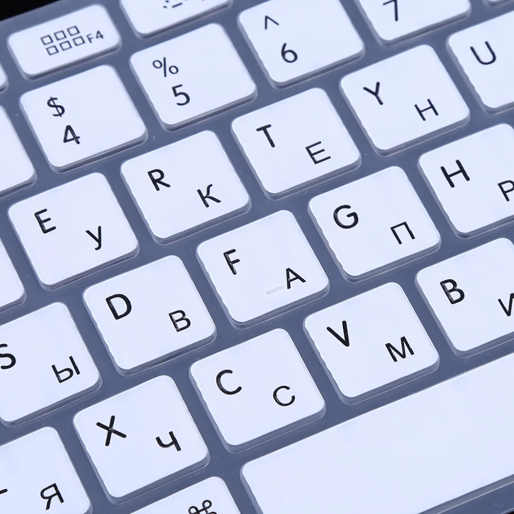 Версия США русская Клавиатура силиконовый чехол для Apple Macbook Air Pro 13 15 | Компьютеры