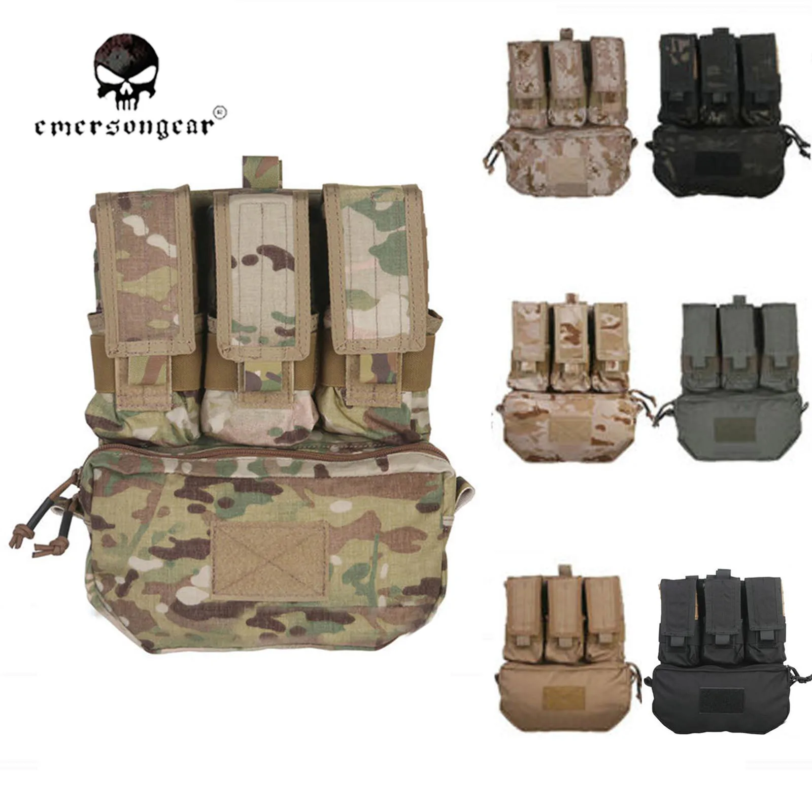 Emersongear штурмовая задняя панель военный комплект Molle для боевого страйкбольного