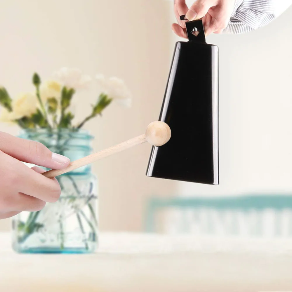 8 дюймов Флит джаз барабан ковбелл Металл Сталь латинская музыка молоток Корова