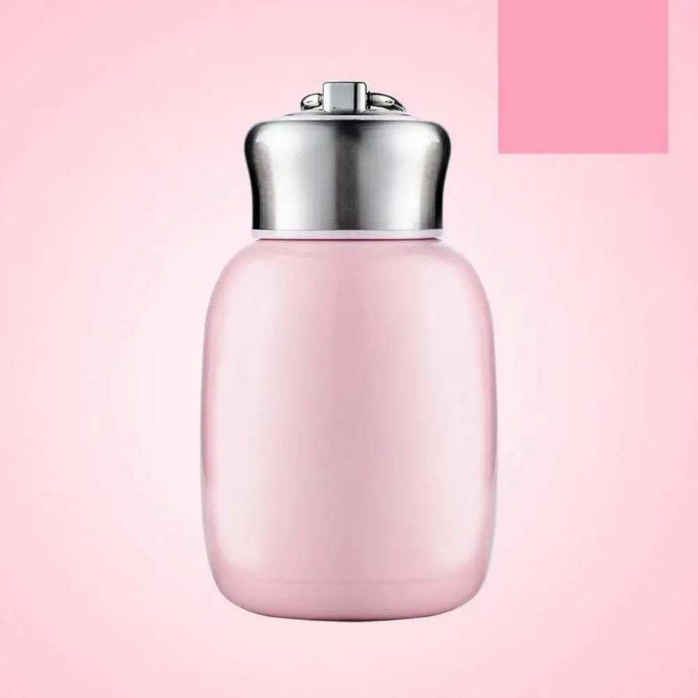 Кружка-термос креативная чашка для воды пузатая Вакуумная из нержавеющей стали