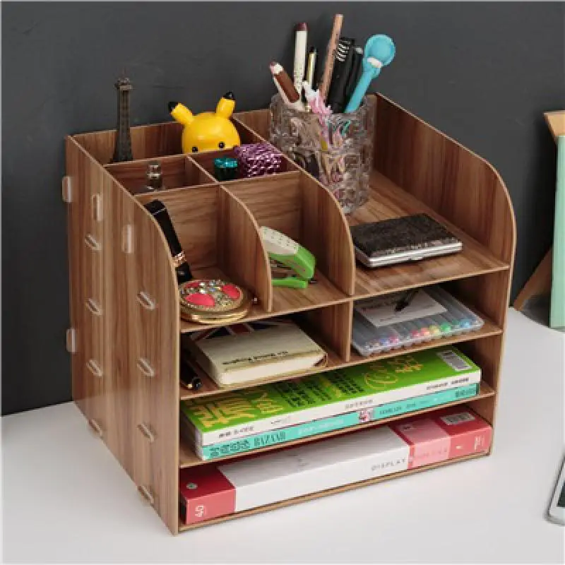 Офисные принадлежности большой Настольный ящик для хранения деревянная рамка