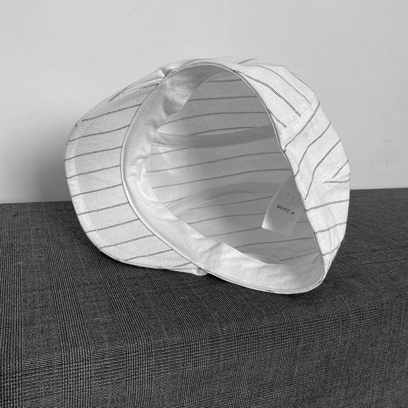 New Men Spring Summer Sun Newsboy Hats Classic Newsboy Hat flax Beret Hat Flat Brim Men Duckbill Cap BLM340