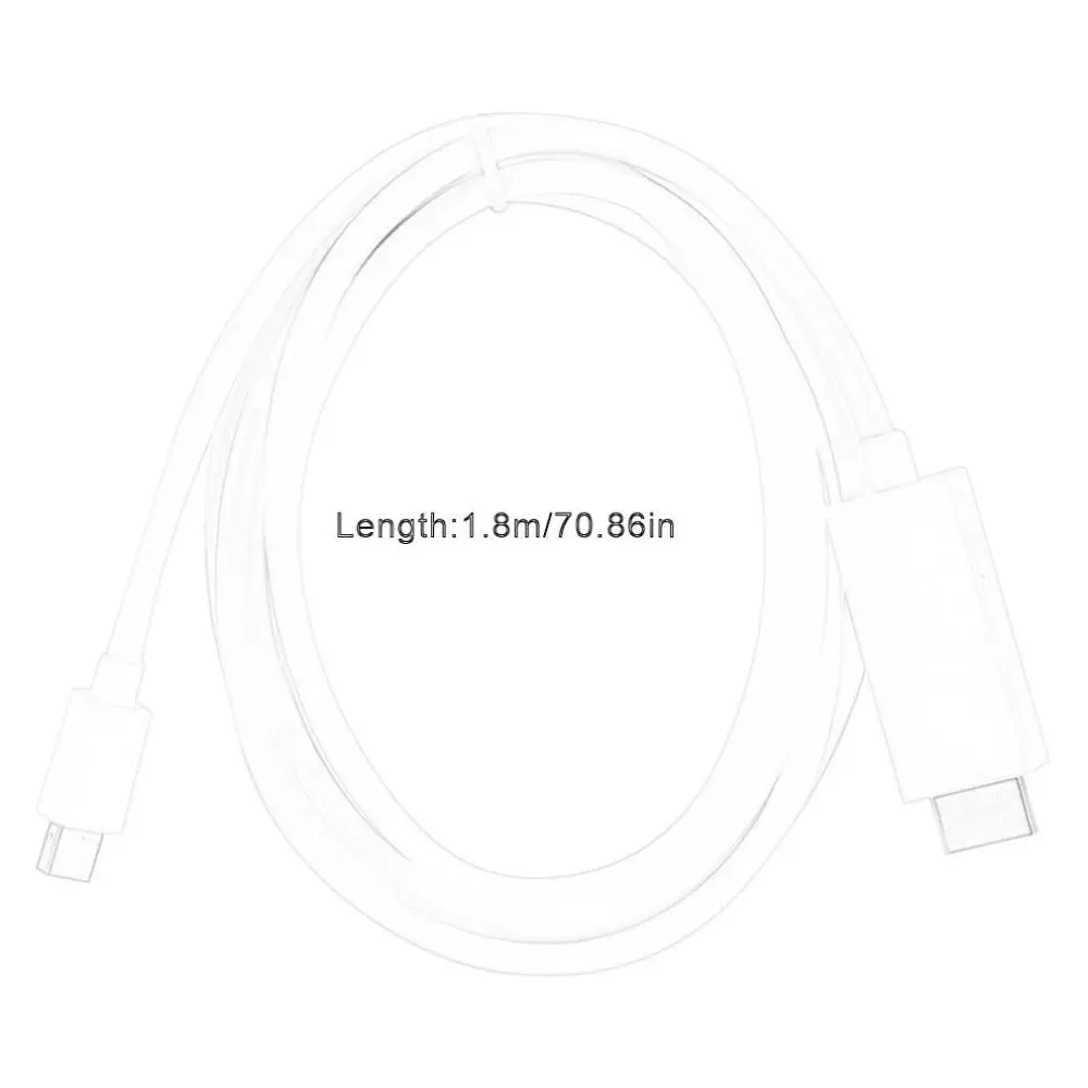 Мини-Кабель Dp-Hdmi Minidp к Hdmi 1 8 м Dp Line Minidisplayport 20pin интерфейс идеальный сигнал без