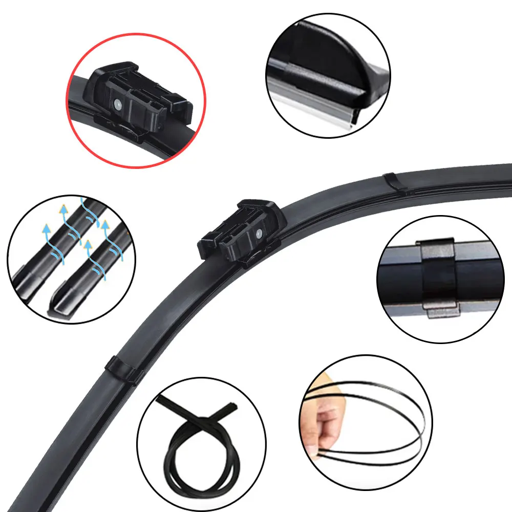 For Ford KUGA MK1 2008 2009 2010 2011 2012 Accessories Car Front Window Windshield Windscreen Wiper Blades Brushes Cutter | Автомобили и