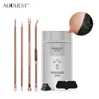 AuQuest комплекты для ухода за лицом против аллергии экстрактор прыщей лечение акне маска для удаления черных точек Комедон Сияющий уход за кожей