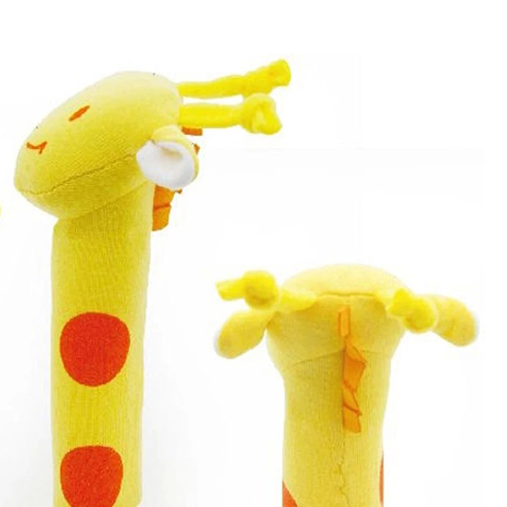 

Newborn Baby Toys 0-12 Months Cartoon Animal Hand Bells Baby Rattle Toys Baby Plush Rattle Mobile Bell Toy Plush Toy Animal
