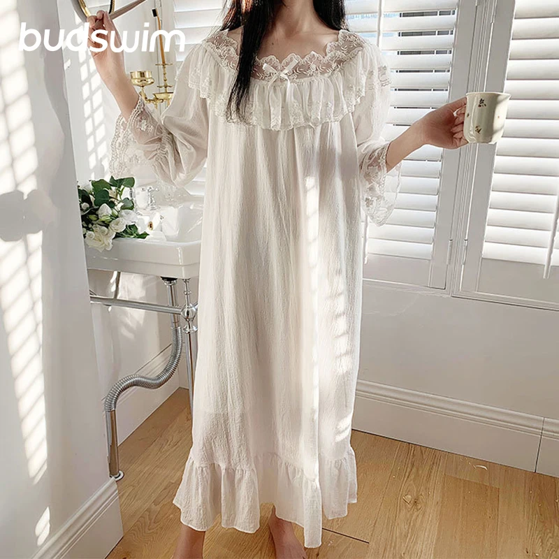 Женское платье лолиты ночная рубашка принцессы винтажный Дворцовый стиль