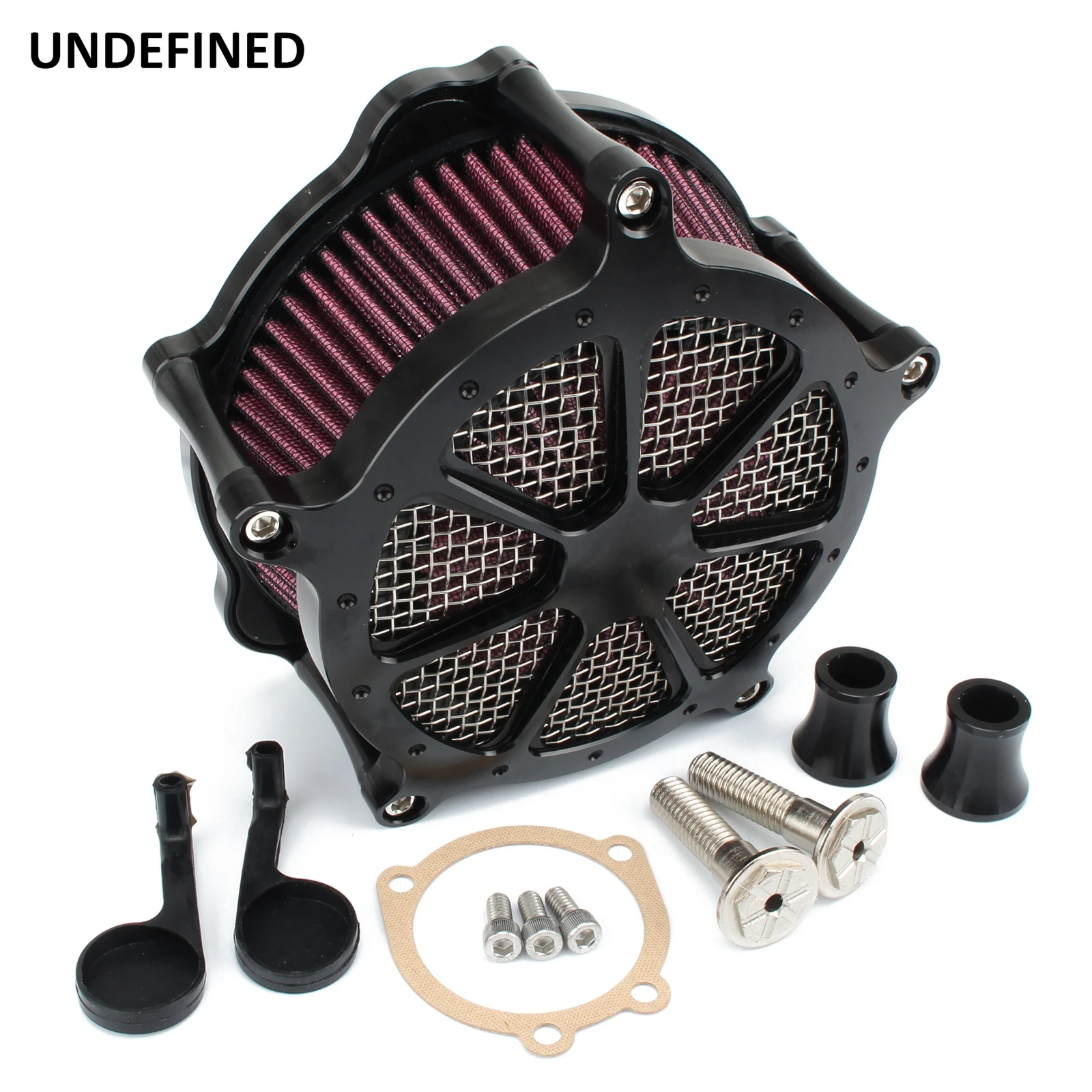 Motorcycle CNC Air Filter Intake Cleaner System Kit for Harley Sportster Iron XL 883 1200 48 72 Fourty-Eight Superlow Black | Автомобили и
