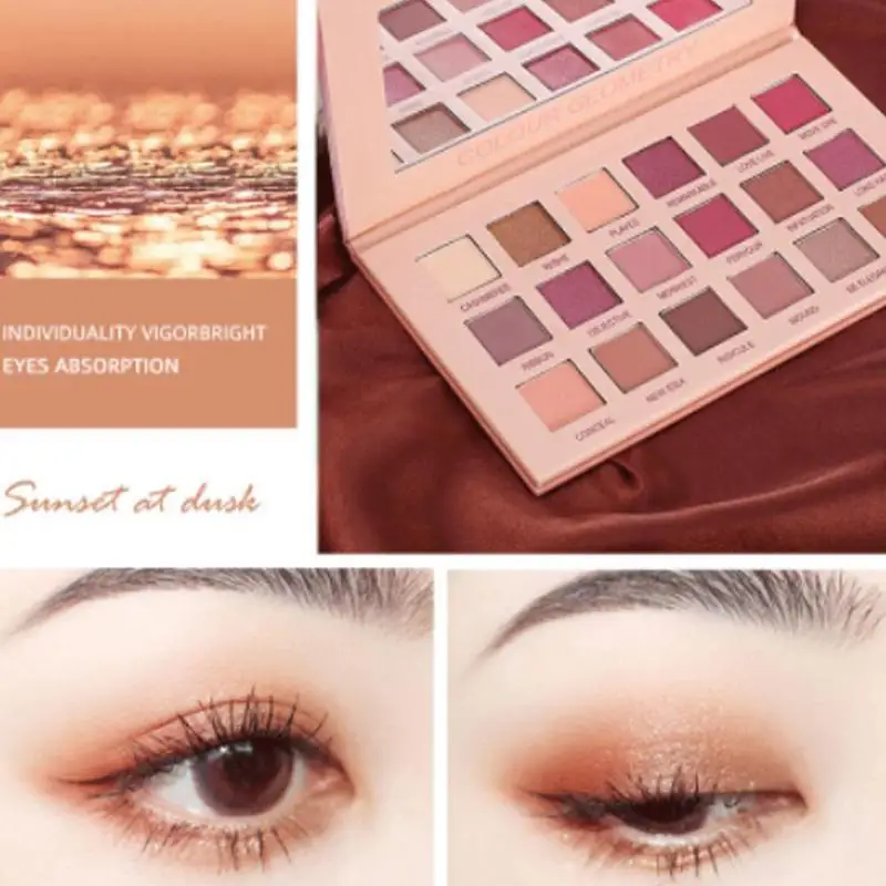 Модные новые поступления очаровательные тени для век палитра 18 цветов Косметика