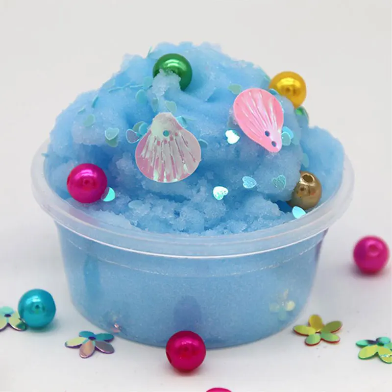 Антистрессовые игрушки красивый цвет смешивание облачной слизи шпатлевка