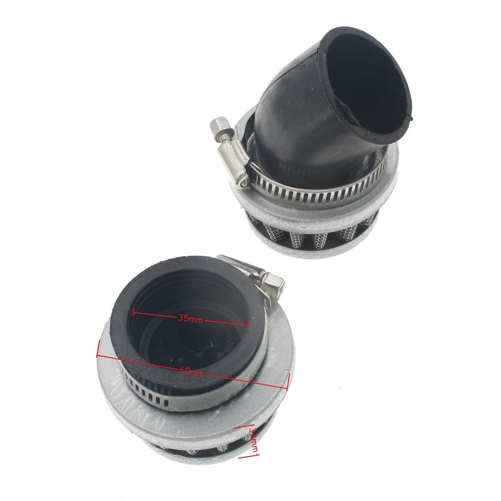 

1Pcs 35mm Straight Bent Neck Tube Air Filter for Motorcycle Scooter ATV Dirt Pit Bike