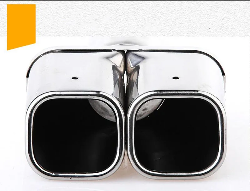 Автомобиль из нержавеющей стали выхлопные двойные трубы советы Авто глушитель