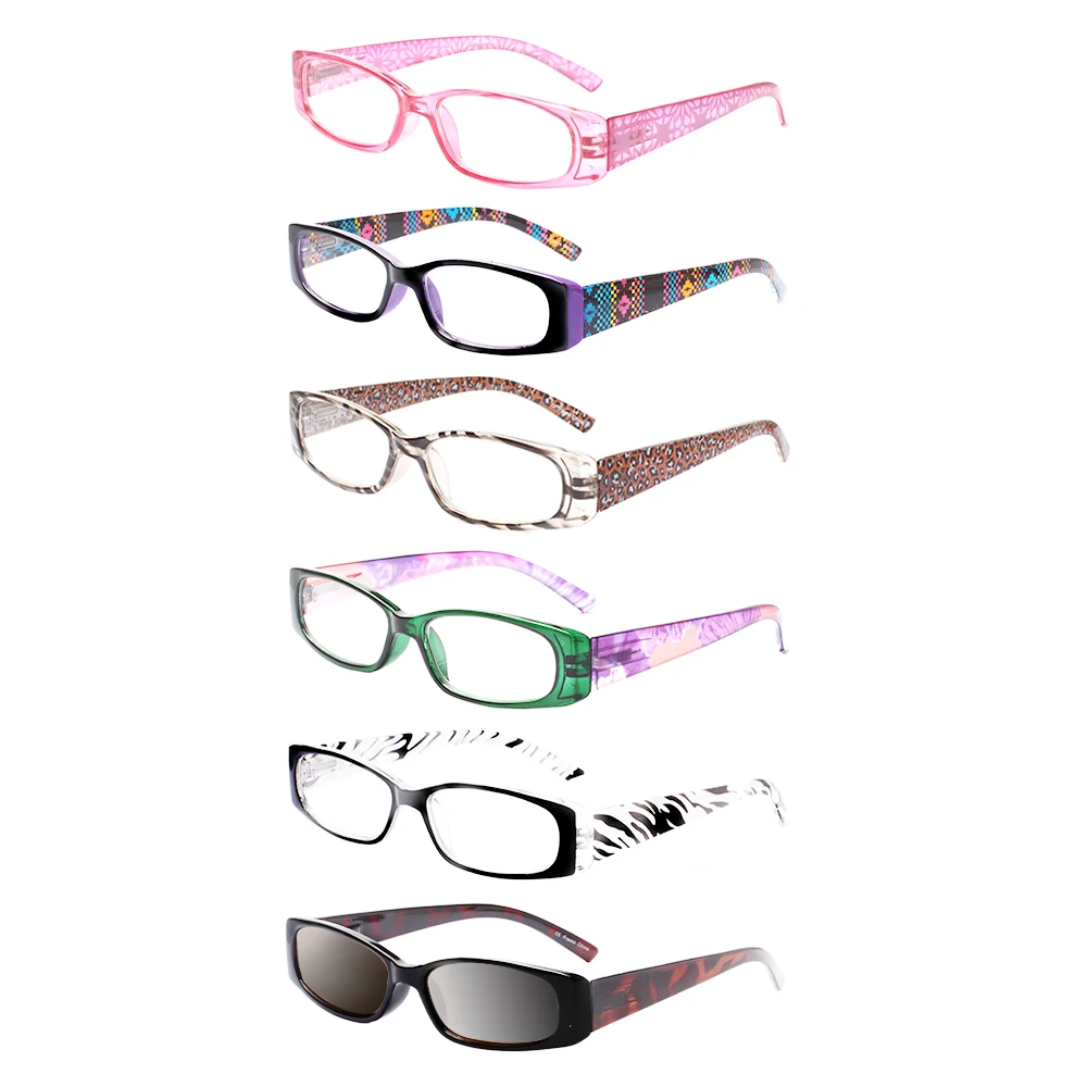 

Ladies Reading Glasses, High Quality Spring Hinges, Beautifully Printed Rectangular Ladies Reader