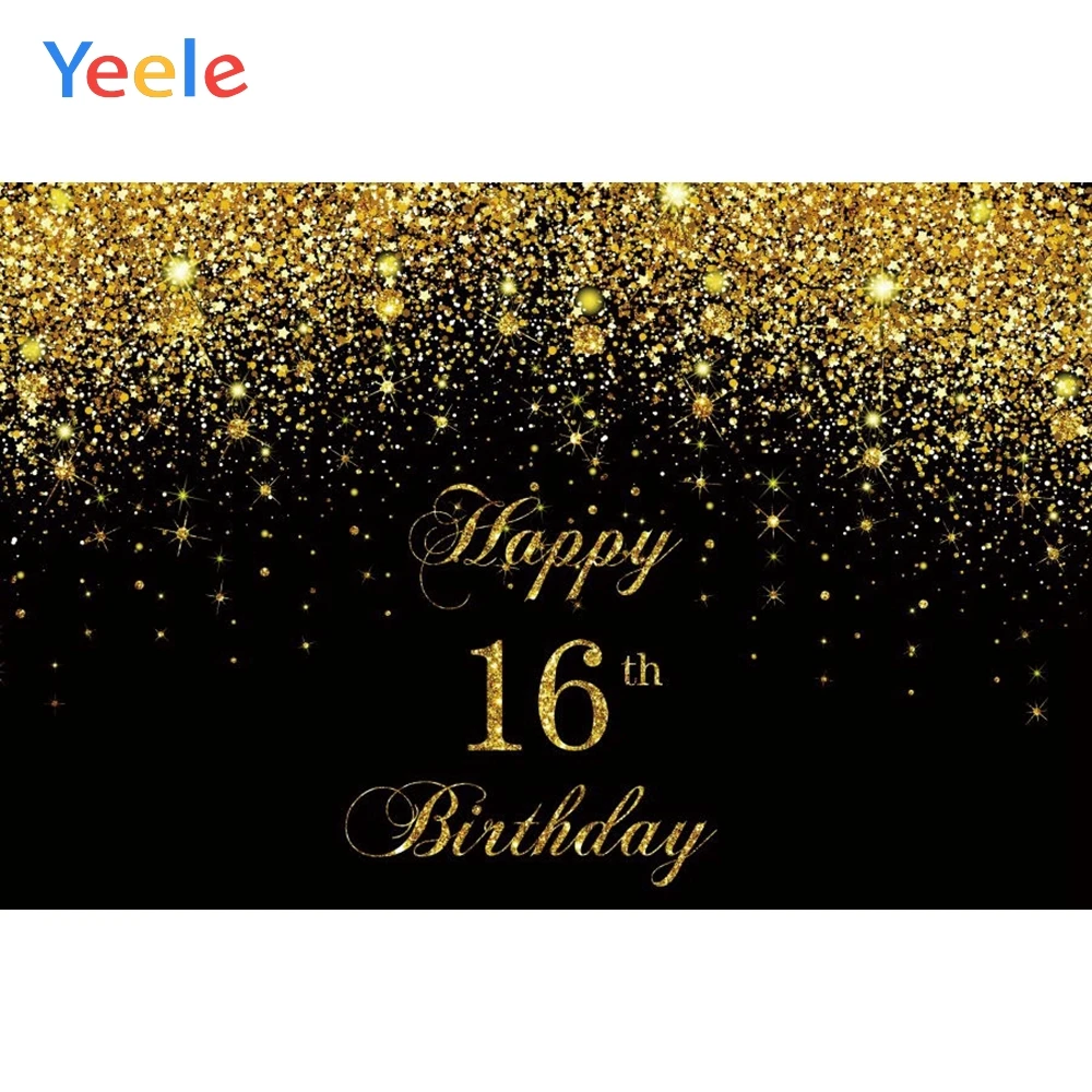 Блестящий Виниловый фон для фотостудии праздничный Фотофон с золотыми точками 16