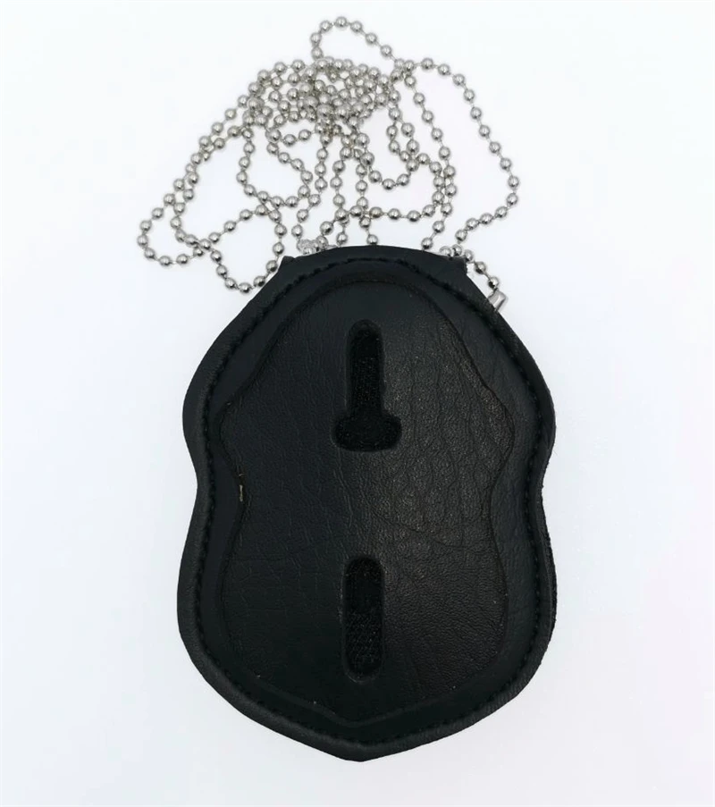 Универсальный американский бейдж кожаный держатель детективный с цепочкой из