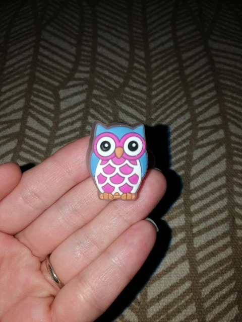 1 шт. милый Единорог светодиодные подвески для обуви из ПВХ Животные Сова Божья