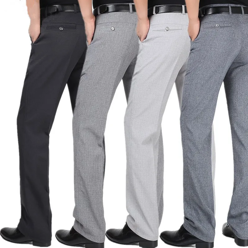 Брюки MRMT мужские из тонкого материала Брендовые повседневные свободные прямые