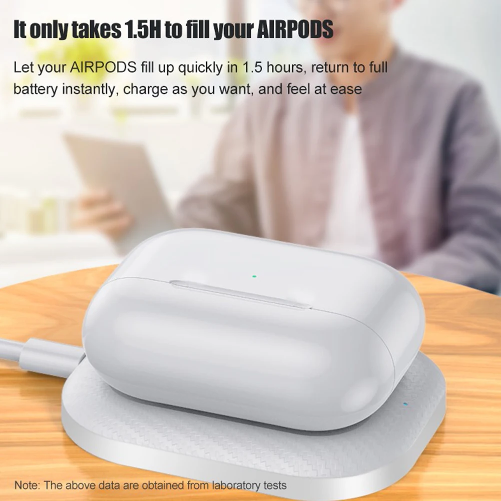 2 в 1 Беспроводное Зарядное устройство Док-станция для Airpods AirPods Pro быстрое