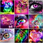 HUACAN 5д Алмазная вышивка бабочка Полные комплекты Алмазная Живопись животные домашний декор