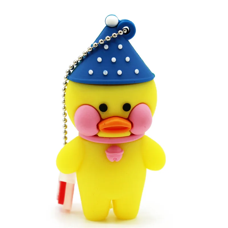 Cute cartoon cafe mimi duck style Флешка 4G 8G 16G 32G Usb 2 0 flash drivd флешка|USB флэш-накопители| |