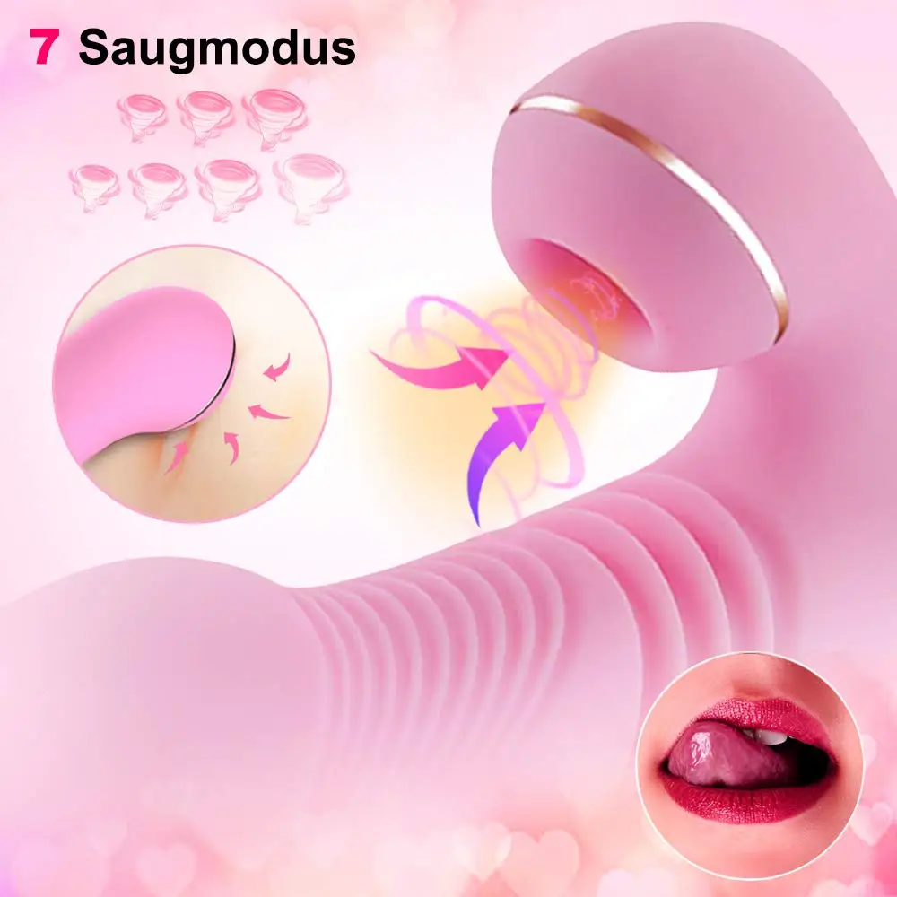 Телескопический фаллоимитатор вибратор для сосания клитора силиконовый