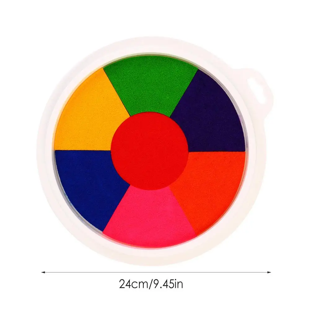 

Washable Finger Painting Set Children DIY Graffiti Painting Toy Painting Paint Palm Rubbing Graffiti Handprint Plate For Kid