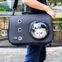 pet dog bag goes out to carry transparent backpack space capsule