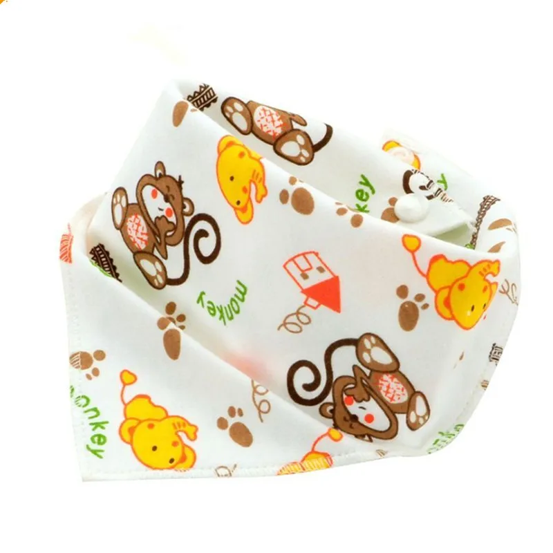 Детские нагрудники 5 шт./лот разных цветов для мальчиков и девочек 100% хлопок