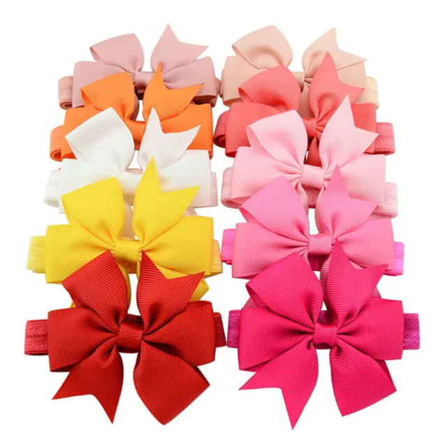 1 Pcs Soft Hair Bandage Tie Band Headband Bow Turban For Children Newborn Kids Headwear Baby Girl Accessories Bowknot Cute Gifts 2