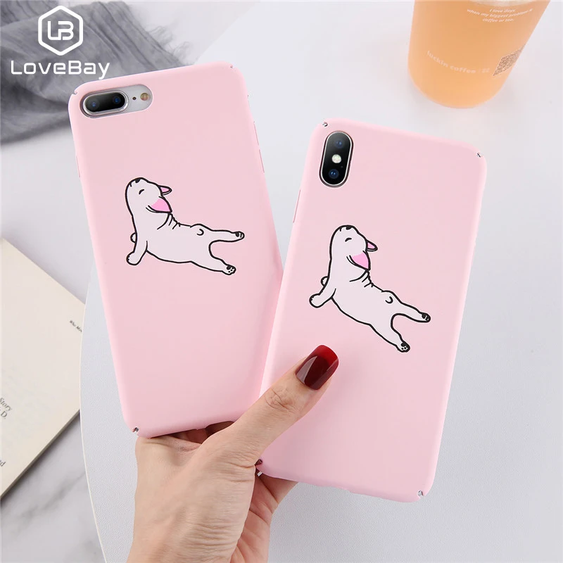 Lovebay чехол для iPhone X XR Xs Max Забавный мультяшный Кот Мягкий ТПУ силиконовый 6 6s 7 8 Plus -