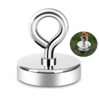 Супермощные магниты для рыбалки, неодимовые круглые мощные магнитные крючки, магниты для поиска морской рыбалки