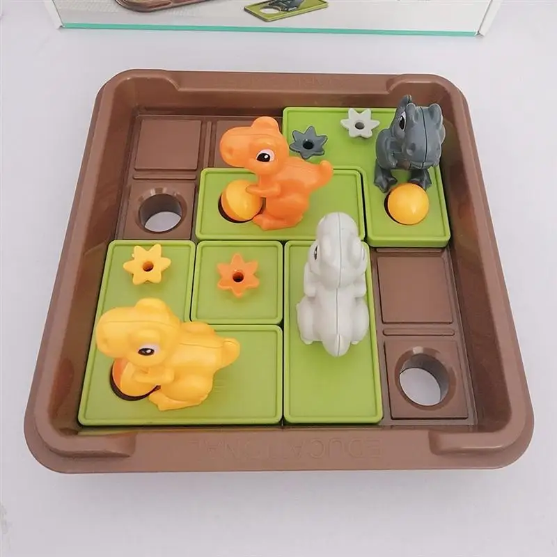 

1 set of Dinosaur Moving Checkerboard Funny Dinosaur Board Games Kids Toys