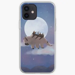 Appa and Team Avatar Under the Moon  Phone Case for iPhone 11 12 13 Pro Max Mini 6 6S 7 8 Plus X XS XR Max 5 5S SE Fashion