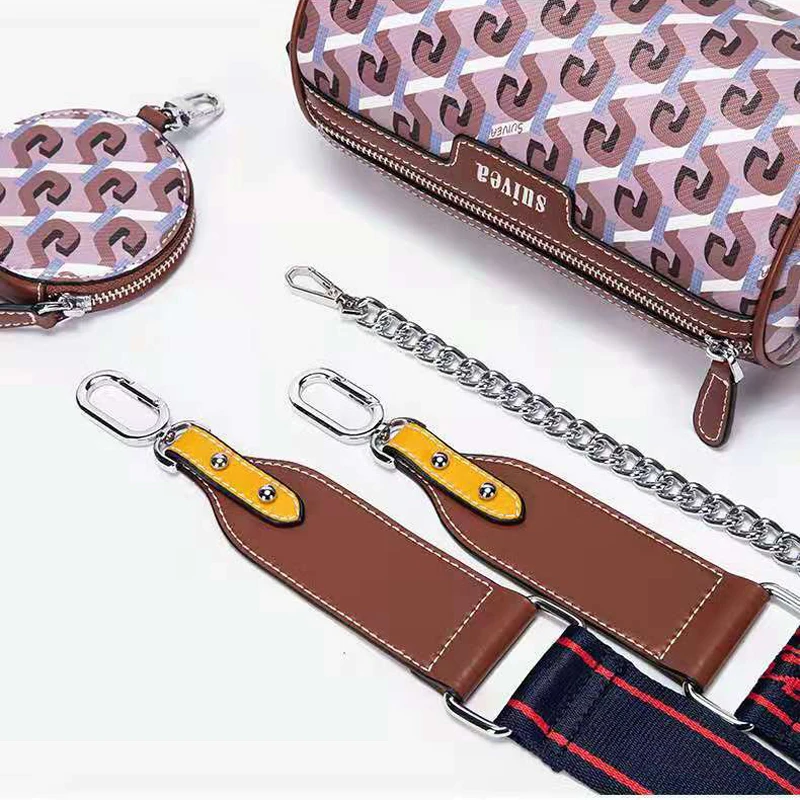 

OLN Fashion Women Circle Pillow Bag Designer Female Pvc Printed Chain Shoulder Composite Bags Small Ladies Cross Body Handbags