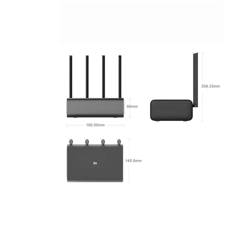 

Original Xiaomi MI Router Pro WiFi Repeater AC2600 2.4G/5GHz Dual Band Mihome APP Control wireless Metal Body MU-MIMO Routers