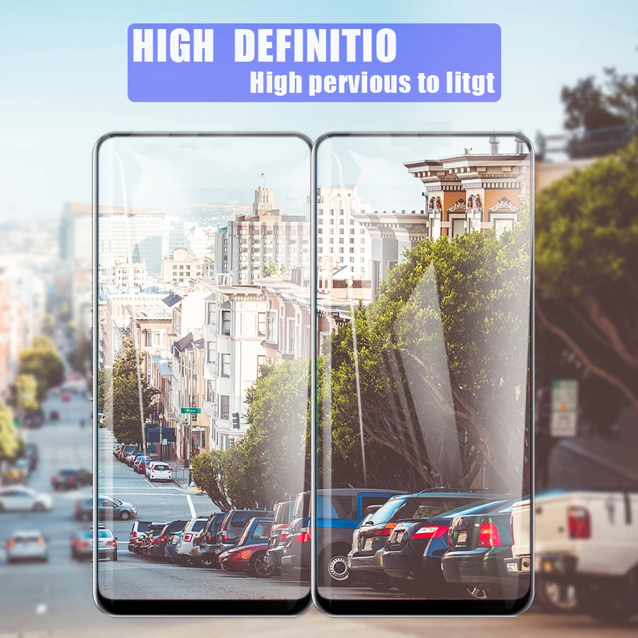9D закаленное стекло для Honor 9X huawei Pro защита экрана Полный Клей Защитное Huawey Huawai