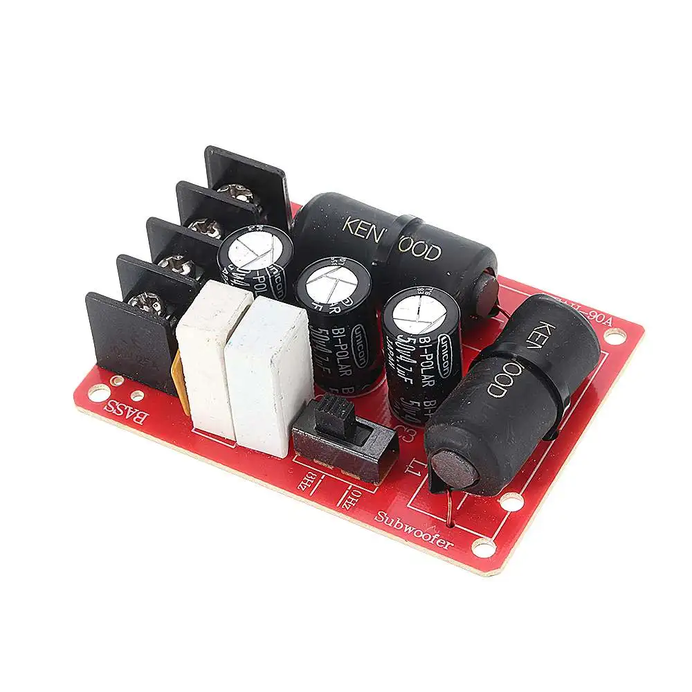 DIY 200 Вт аудио делитель частоты динамика модуль сабвуфера кроссовер Solderless бас Частотный модуль Делителя Частоты аксессуары для динамиков